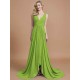 Charming Sleeveless V-neck Chiffon Bridesmaid Dresses
