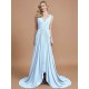 Charming Sleeveless V-neck Chiffon Bridesmaid Dresses