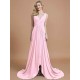 Charming Sleeveless V-neck Chiffon Bridesmaid Dresses
