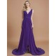 Charming Sleeveless V-neck Chiffon Bridesmaid Dresses