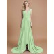 Charming Sleeveless V-neck Chiffon Bridesmaid Dresses