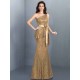 Mermaid Gorgeous One Shoulder Lace Sleeveless Long Lace Bridesmaid Dresses