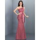 Mermaid Gorgeous One Shoulder Lace Sleeveless Long Lace Bridesmaid Dresses