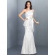 Mermaid Gorgeous One Shoulder Lace Sleeveless Long Lace Bridesmaid Dresses