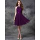 Charming Halter Lace Sleeveless Short Chiffon Bridesmaid Dresses