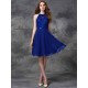 Charming Halter Lace Sleeveless Short Chiffon Bridesmaid Dresses