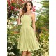 Charming Strapless Pleats Sleeveless Short Chiffon Bridesmaid Dresses