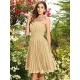 Charming Strapless Pleats Sleeveless Short Chiffon Bridesmaid Dresses