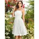 Charming Strapless Pleats Sleeveless Short Chiffon Bridesmaid Dresses