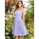 Charming Strapless Pleats Sleeveless Short Chiffon Bridesmaid Dresses