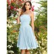 Charming Strapless Pleats Sleeveless Short Chiffon Bridesmaid Dresses