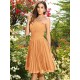 Charming Strapless Pleats Sleeveless Short Chiffon Bridesmaid Dresses