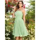 Charming Strapless Pleats Sleeveless Short Chiffon Bridesmaid Dresses