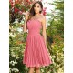 Charming Strapless Pleats Sleeveless Short Chiffon Bridesmaid Dresses