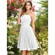 Charming Strapless Pleats Sleeveless Short Chiffon Bridesmaid Dresses