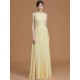 Charming Halter Sleeveless Ruched Chiffon Bridesmaid Dresses