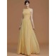 Charming Halter Sleeveless Ruched Chiffon Bridesmaid Dresses