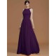 Charming Halter Sleeveless Ruched Chiffon Bridesmaid Dresses