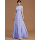 Charming Halter Sleeveless Ruched Chiffon Bridesmaid Dresses