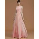 Charming Halter Sleeveless Ruched Chiffon Bridesmaid Dresses