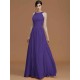 Charming Halter Sleeveless Ruched Chiffon Bridesmaid Dresses