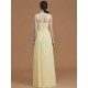 Charming Halter Sleeveless Ruched Chiffon Bridesmaid Dresses