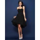 Gorgeous Sweetheart Pleats Bowknot Sleeveless Short Chiffon Bridesmaid Dresses
