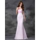 Mermaid Gorgeous Sweetheart Beading Sleeveless Long Satin Chiffon Bridesmaid Dresses