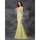 Mermaid Gorgeous Sweetheart Beading Sleeveless Long Satin Chiffon Bridesmaid Dresses