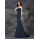 Mermaid Gorgeous Sweetheart Beading Sleeveless Long Satin Chiffon Bridesmaid Dresses