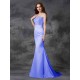 Mermaid Gorgeous Sweetheart Beading Sleeveless Long Satin Chiffon Bridesmaid Dresses