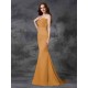 Mermaid Gorgeous Sweetheart Beading Sleeveless Long Satin Chiffon Bridesmaid Dresses