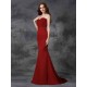 Mermaid Gorgeous Sweetheart Beading Sleeveless Long Satin Chiffon Bridesmaid Dresses