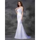 Mermaid Gorgeous Sweetheart Beading Sleeveless Long Satin Chiffon Bridesmaid Dresses