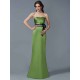 Charming Strapless Sleeveless Sash/Ribbon/Belt Long Satin Bridesmaid Dresses