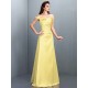 Charming Off-the-Shoulder Sleeveless Long Satin Bridesmaid Dresses