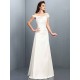 Charming Off-the-Shoulder Sleeveless Long Satin Bridesmaid Dresses