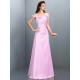 Charming Off-the-Shoulder Sleeveless Long Satin Bridesmaid Dresses