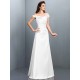 Charming Off-the-Shoulder Sleeveless Long Satin Bridesmaid Dresses