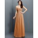 Gorgeous Sweetheart Pleats Sleeveless Long Satin Bridesmaid Dresses