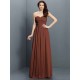 Gorgeous Sweetheart Pleats Sleeveless Long Satin Bridesmaid Dresses