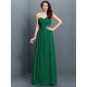 Gorgeous Sweetheart Pleats Sleeveless Long Satin Bridesmaid Dresses