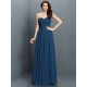 Gorgeous Sweetheart Pleats Sleeveless Long Satin Bridesmaid Dresses