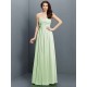 Gorgeous Sweetheart Pleats Sleeveless Long Satin Bridesmaid Dresses