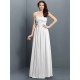 Gorgeous Sweetheart Pleats Sleeveless Long Satin Bridesmaid Dresses