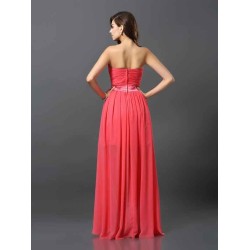 Gorgeous Sweetheart Sleeveless High Low Chiffon Bridesmaid Dresses