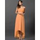 Charming Strapless Sleeveless High Low Chiffon Bridesmaid Dresses