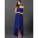 Charming Strapless Sleeveless High Low Chiffon Bridesmaid Dresses