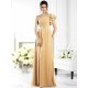Charming One Shoulder Ruffles Sleeveless Long Chiffon Bridesmaid Dresses