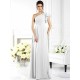Charming One Shoulder Ruffles Sleeveless Long Chiffon Bridesmaid Dresses
